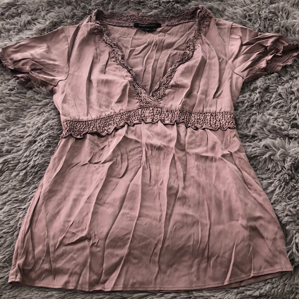 BCBGMAXAZRIA satin top
